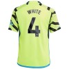 Camiseta de fútbol Arsenal White 4 Niño 2ª equipación 2023-24